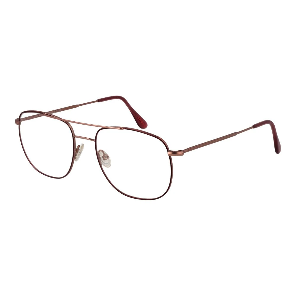 Andy Wolf Unisex Burgundy Aviator Optical Frames