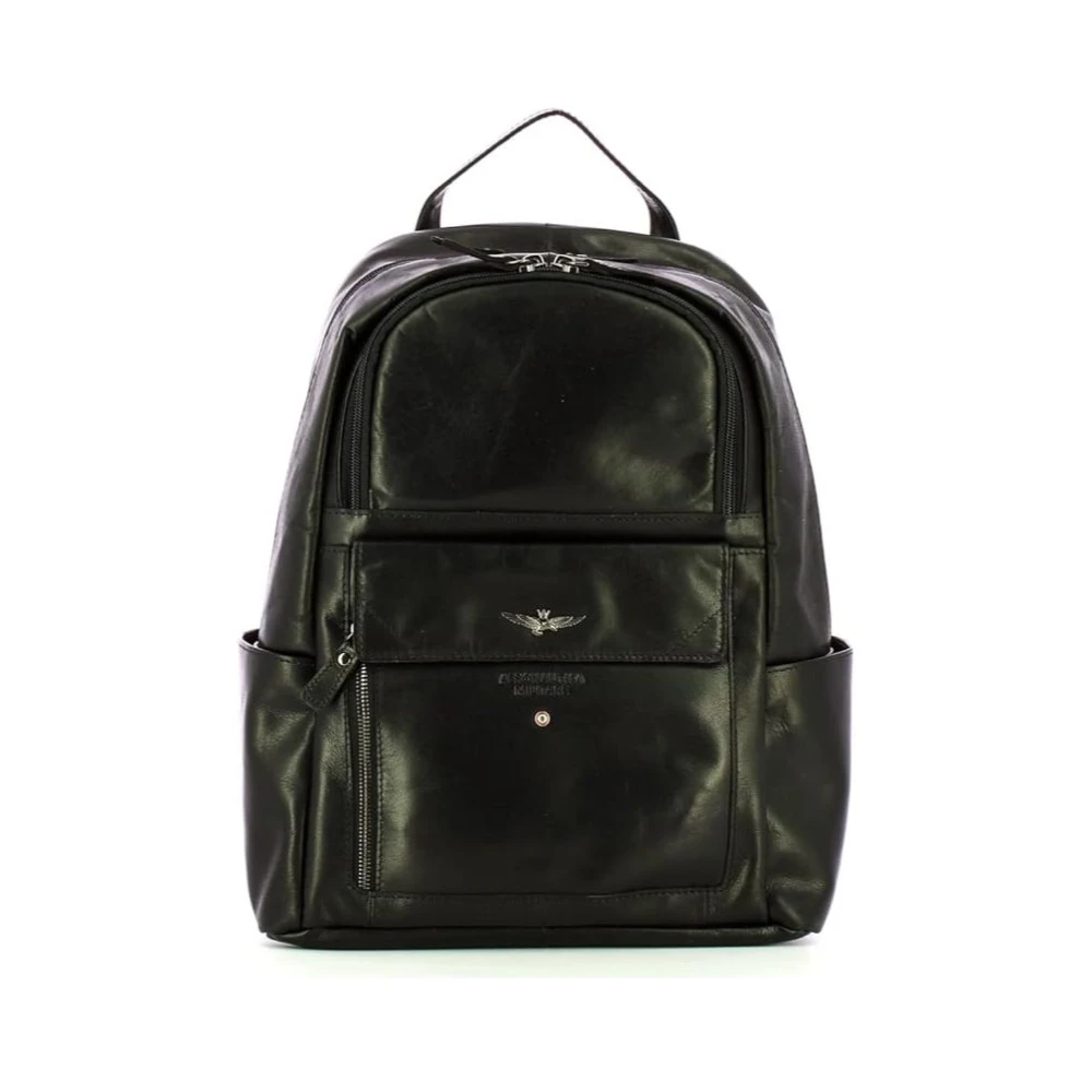 Aeronautica militare Vintage Rugzak Am-355 Black Heren