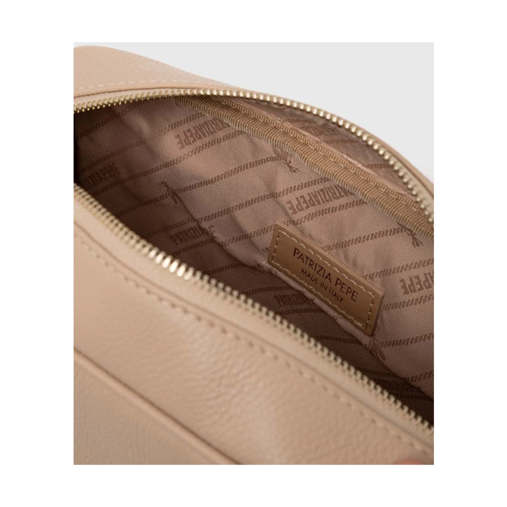 PATRIZIA PEPE Vliegleren Tas Art. 8B0218L001 Black Dames