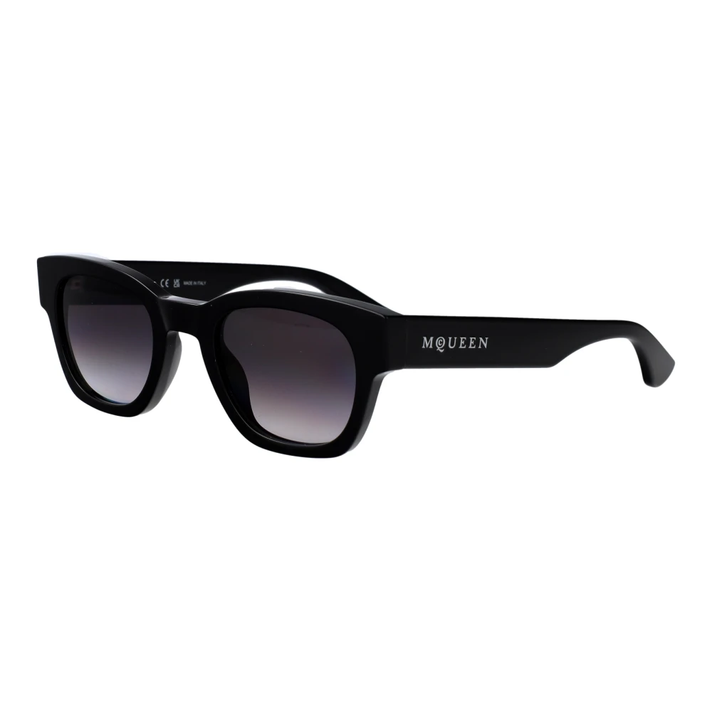 Alexander Mcqueen Unisex Black Squared Sunglasses - Sunglasses - 49 Mm - Accessories