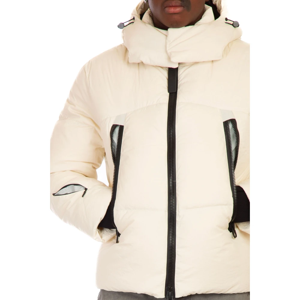 JG1 Parel Hooded Donsjack White Heren