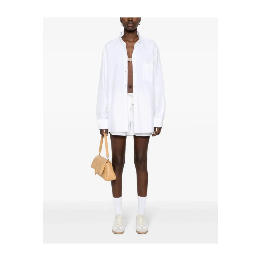 Andamane Witte Oversized Button-Down Shirt White Dames
