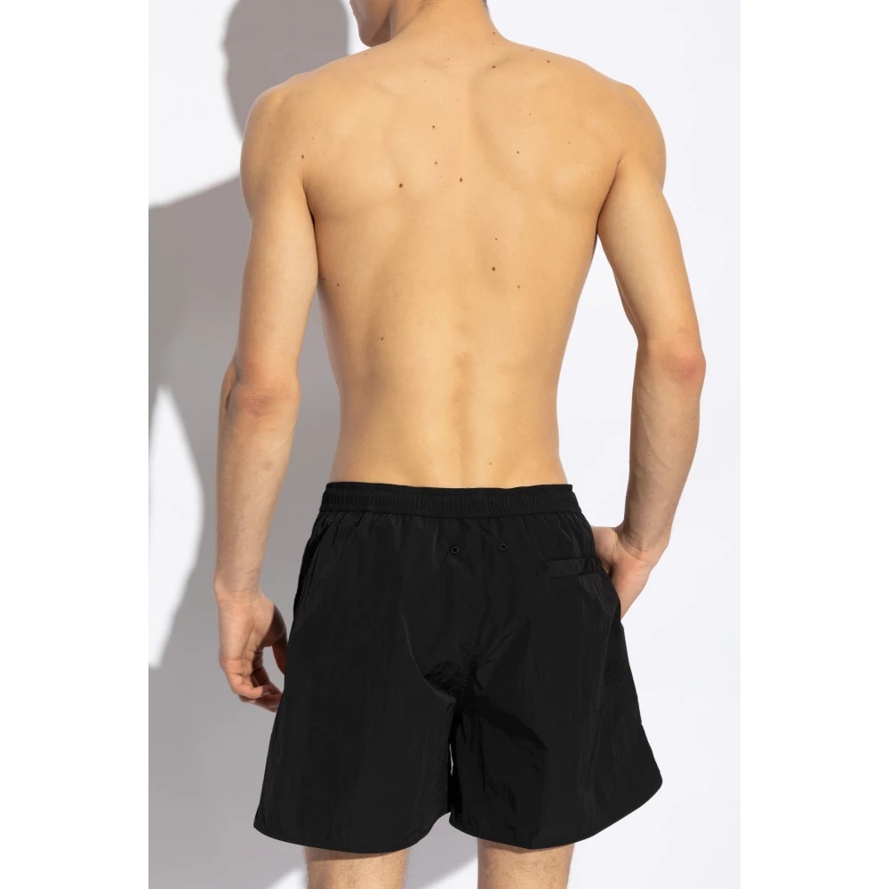 Moncler Zwembroek Black Heren