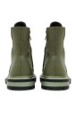 bottes-de-combat-en-cuir-classiques-vert-fonce