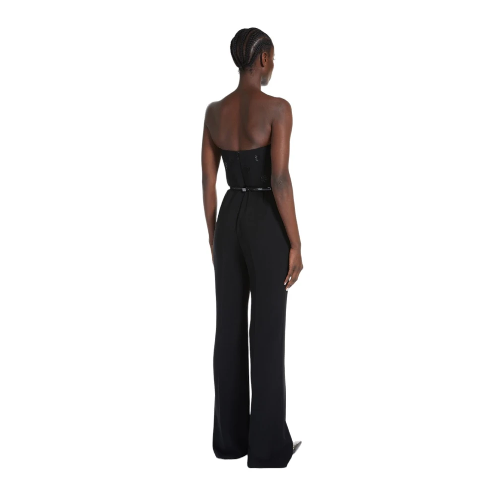 Max Mara Studio Stijlvolle Jumpsuit Black Dames