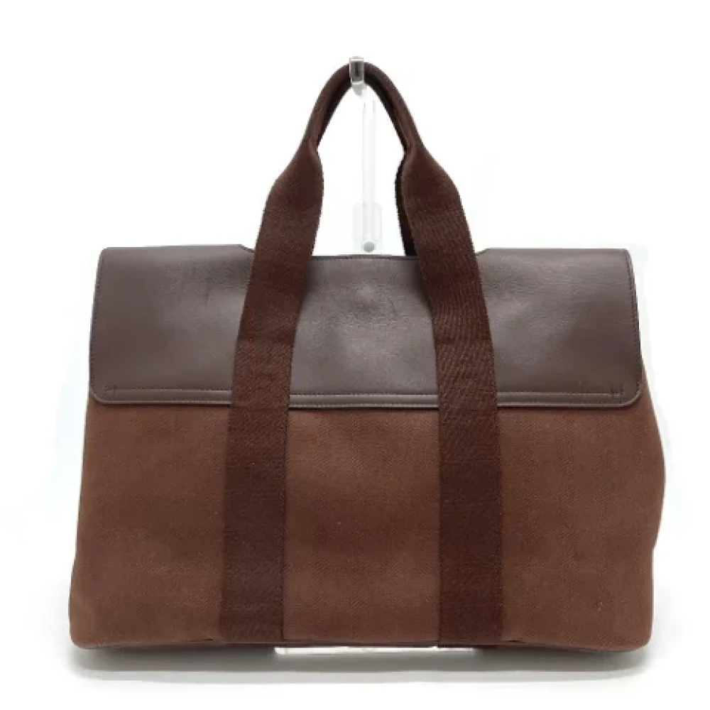 Hermès Vintage Pre-owned Leather handbags Brown Dames