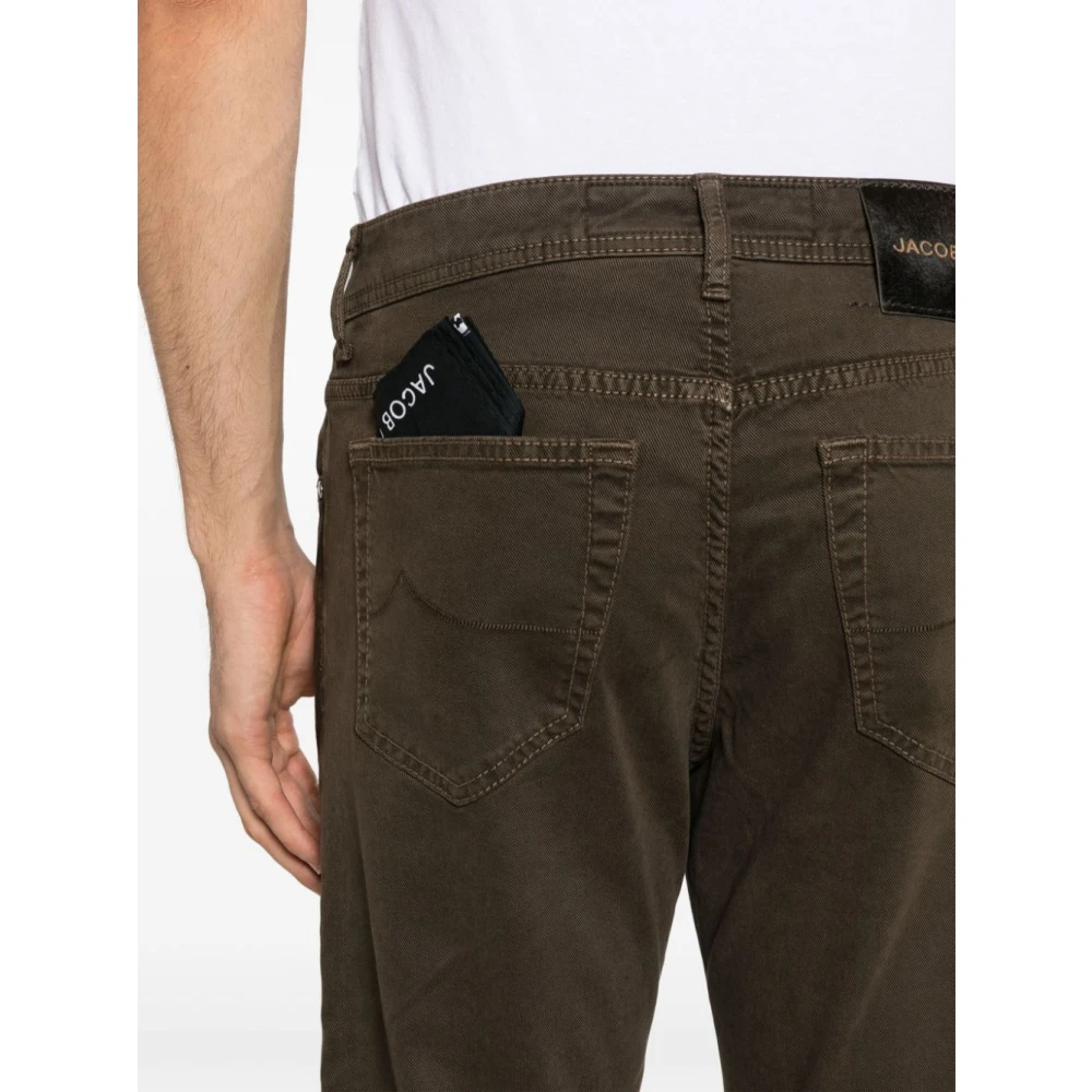Jacob Cohën Bruine Jeans Wijde Zoom Herenkleding Brown Heren