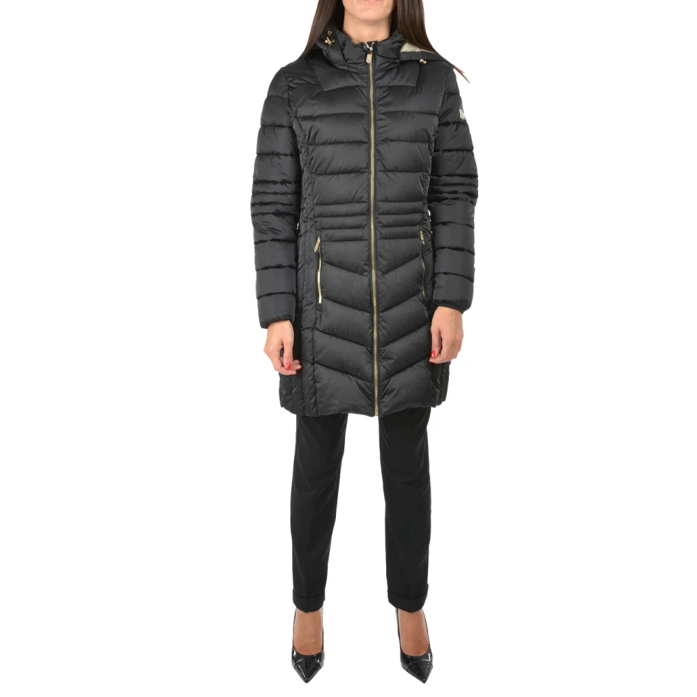 YES ZEE Zwarte Synthetische Jas Black Dames