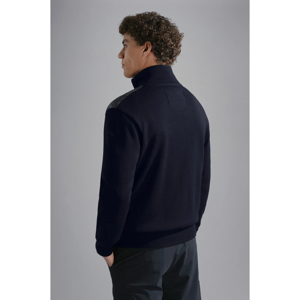 PAUL & SHARK Blauwe Zip Sweater Blue Heren