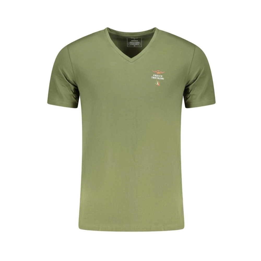 Aeronautica Militare Men's Green T-Shirts, L, Outdoor T-Shirt