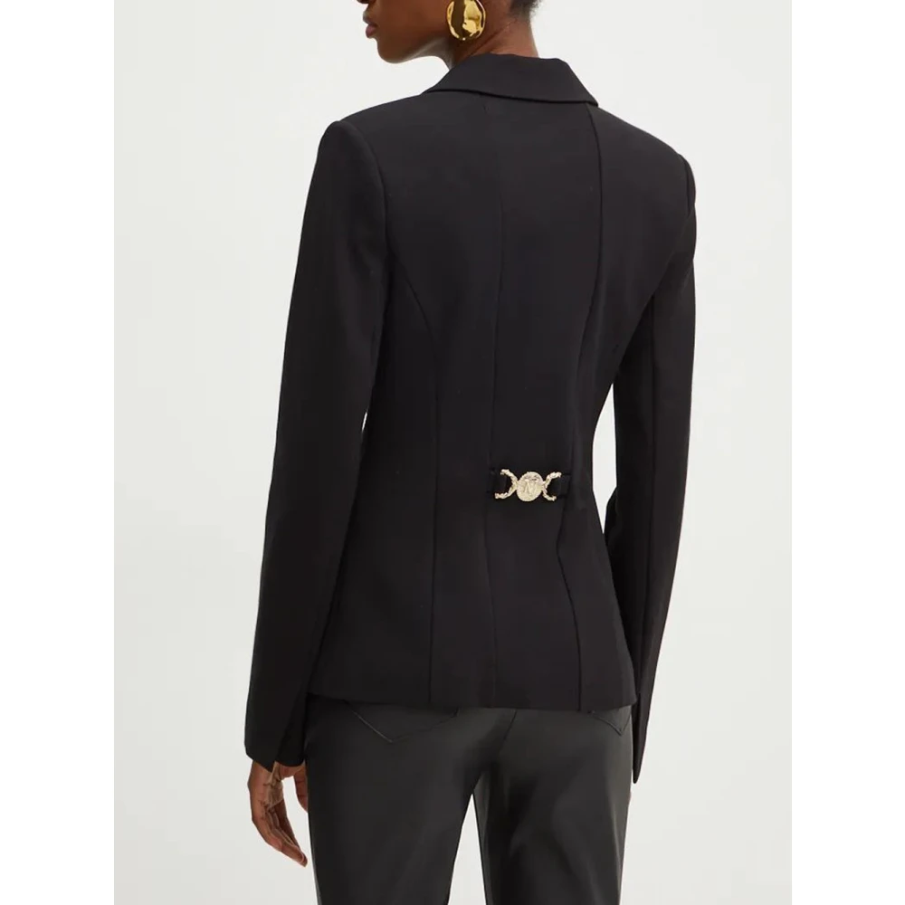 Guess Zwarte Blazer Jas Vrouwen Viscose Black Dames