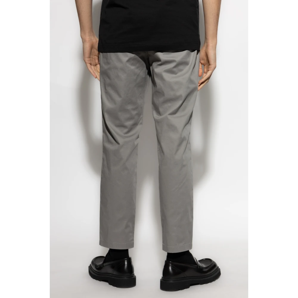 Dolce & Gabbana Broek met stiksels op de benen Gray Heren