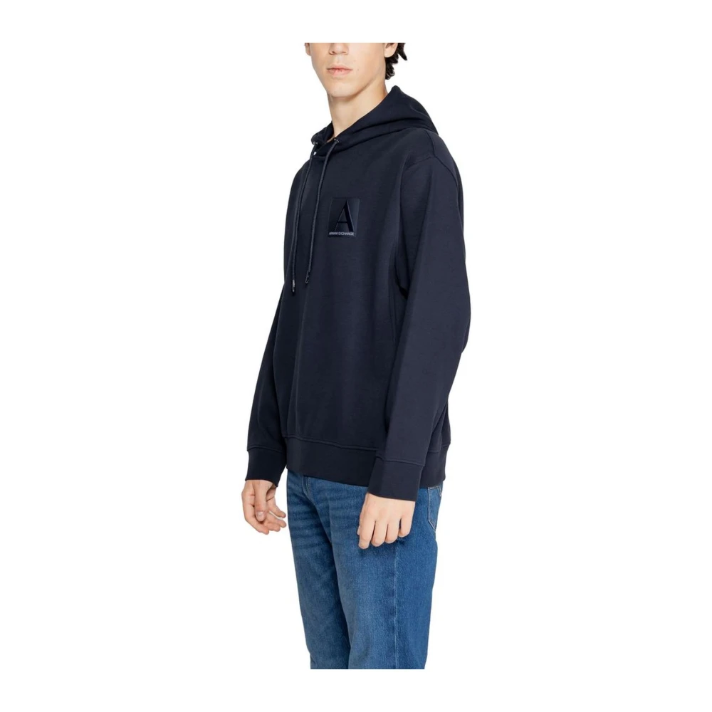 Armani Exchange Katoenmix trui met elastaan Blue Heren
