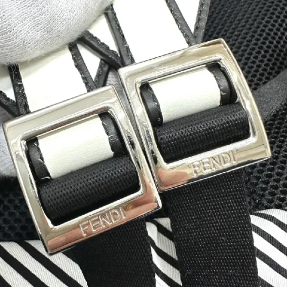 Fendi Vintage Pre-owned Canvas fendi-bags White Heren