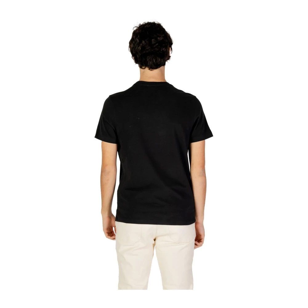 U.s. Polo Assn. Zwarte Katoenen Crew Neck Tee Black Heren