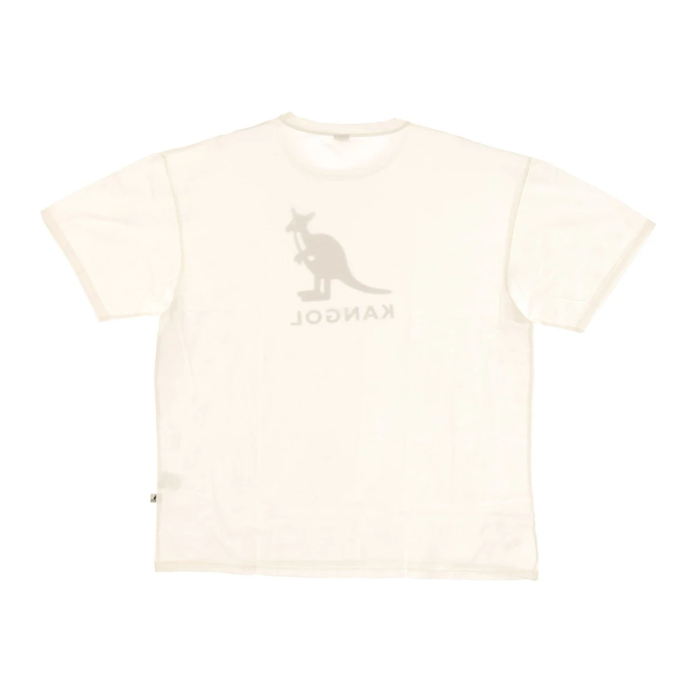 Kangol Heren Off-White Zwart T-Shirt Beige Heren