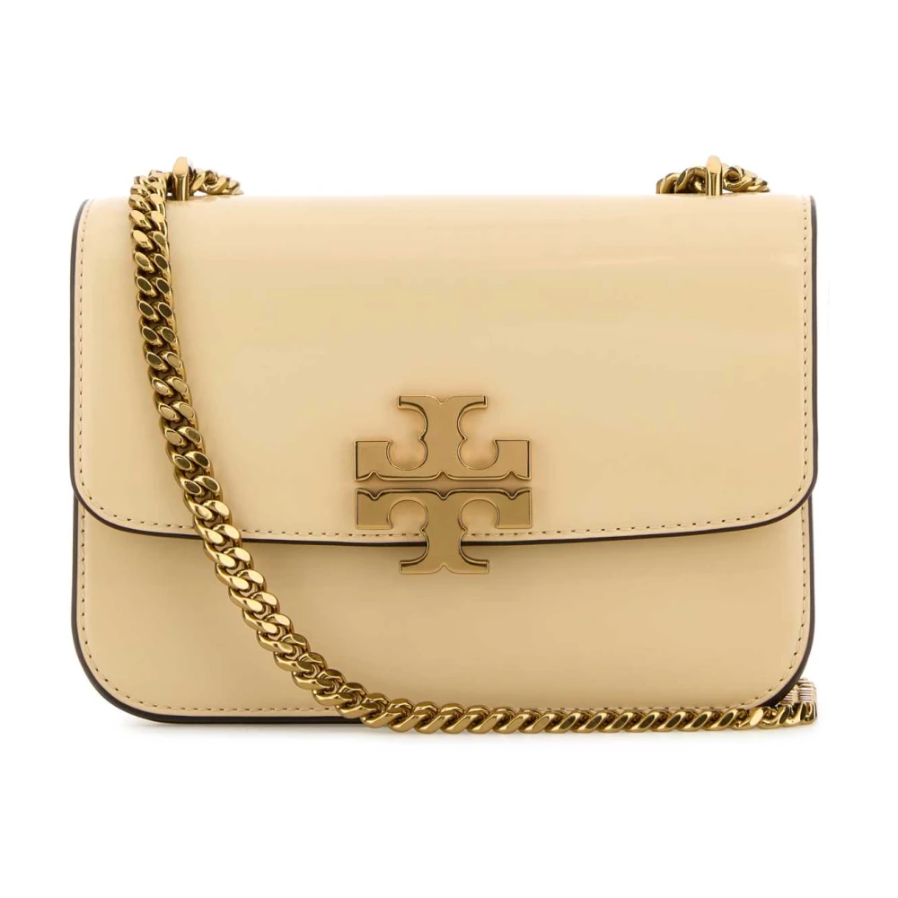 TORY BURCH Eleanor Schoudertas van Crèmekleurig Leer Beige Dames