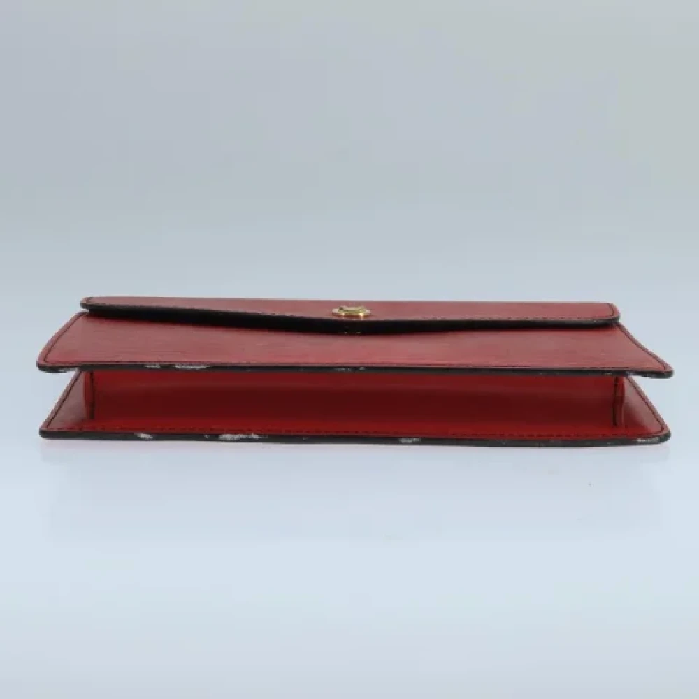 Louis Vuitton Vintage Pre-owned Leather clutches Red Dames