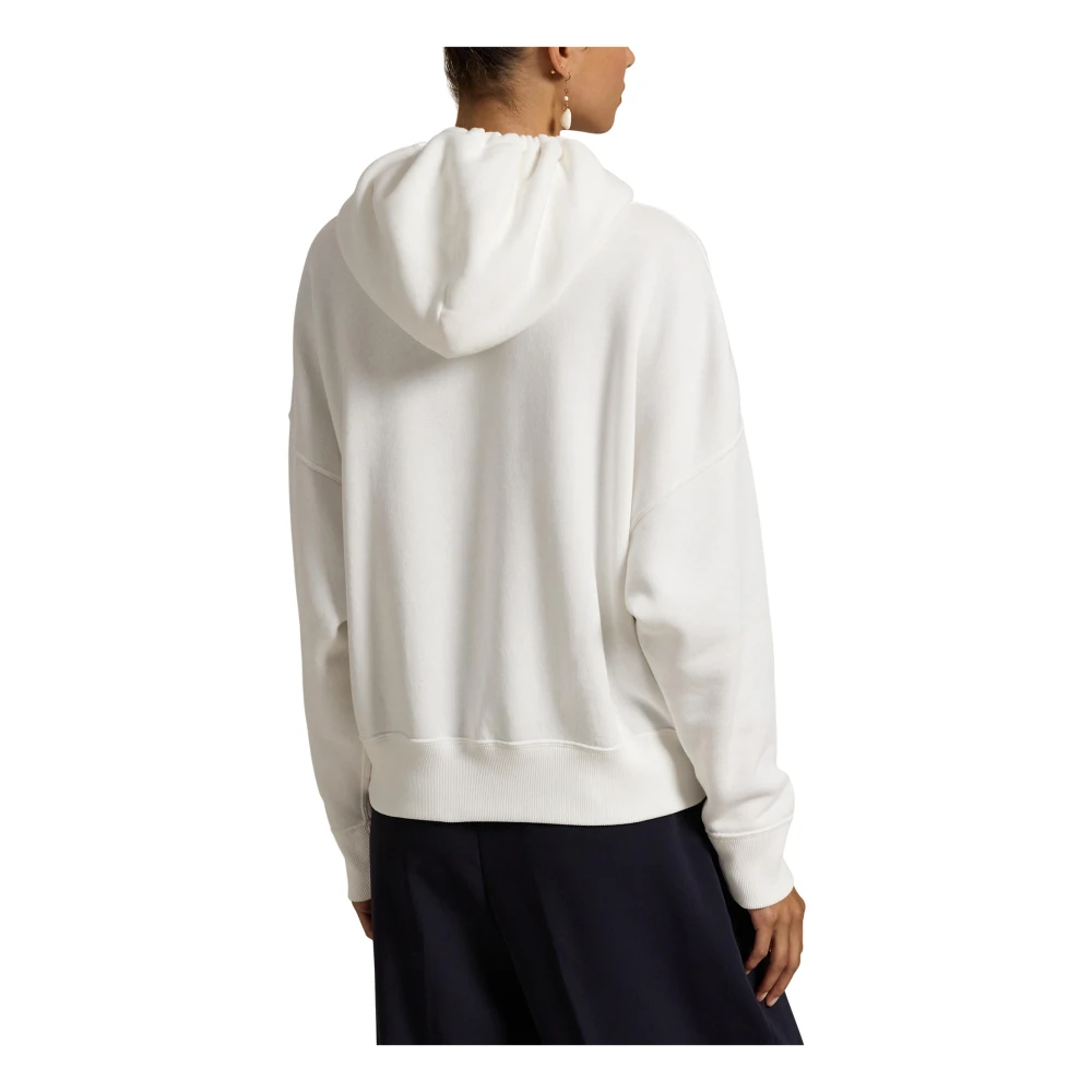 Polo Ralph Lauren Witte Sweatshirt Comfort Stijl Ss25 White Dames