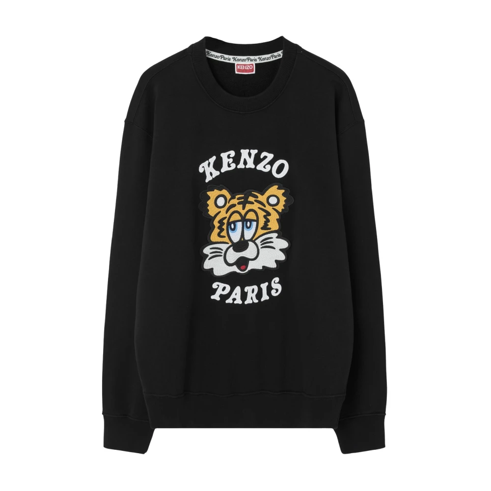 Kenzo Broderad Sweatshirt 'Verdy Market' Black, Herr