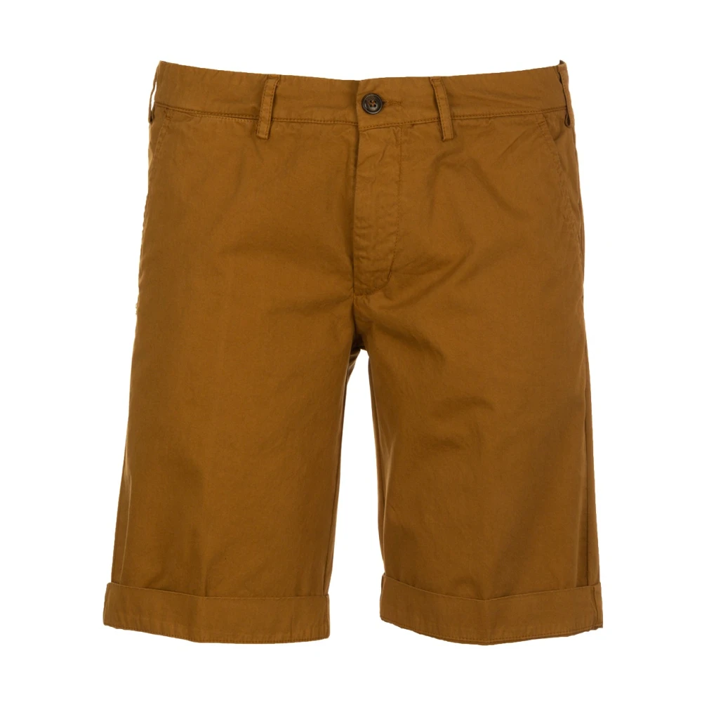 40Weft Oranje Chino Bermuda Shorts voor Mannen Orange Heren