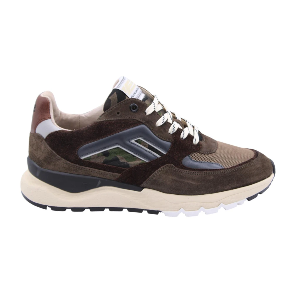 Floris van Bommel Trendy Sneaker Model 01.19 Heren Schoenen Bruin