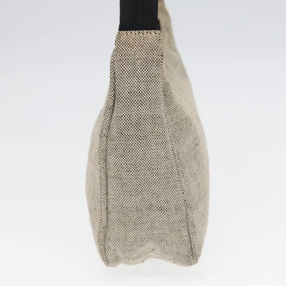 Prada Vintage Pre-owned Canvas handbags Gray Dames