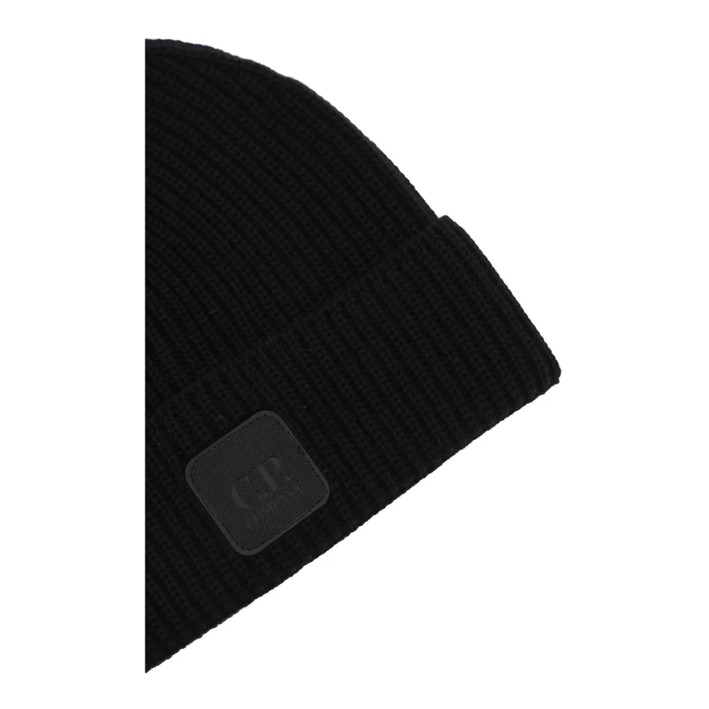 C.P. Company Metropolis Beanie Hat Black Heren