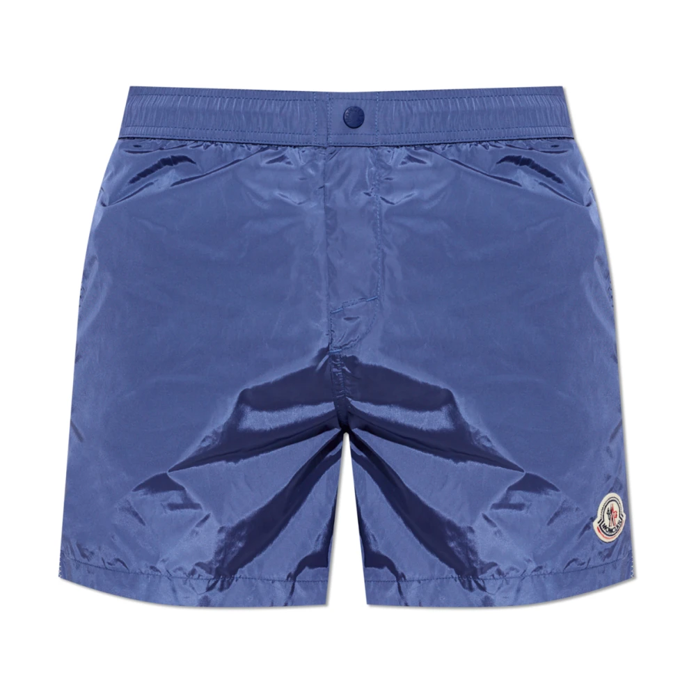 Joom Moncler Herren Grau Ss26 Logo Badeshorts Shorts L10912c00005599jk765 Cm - Bild 4