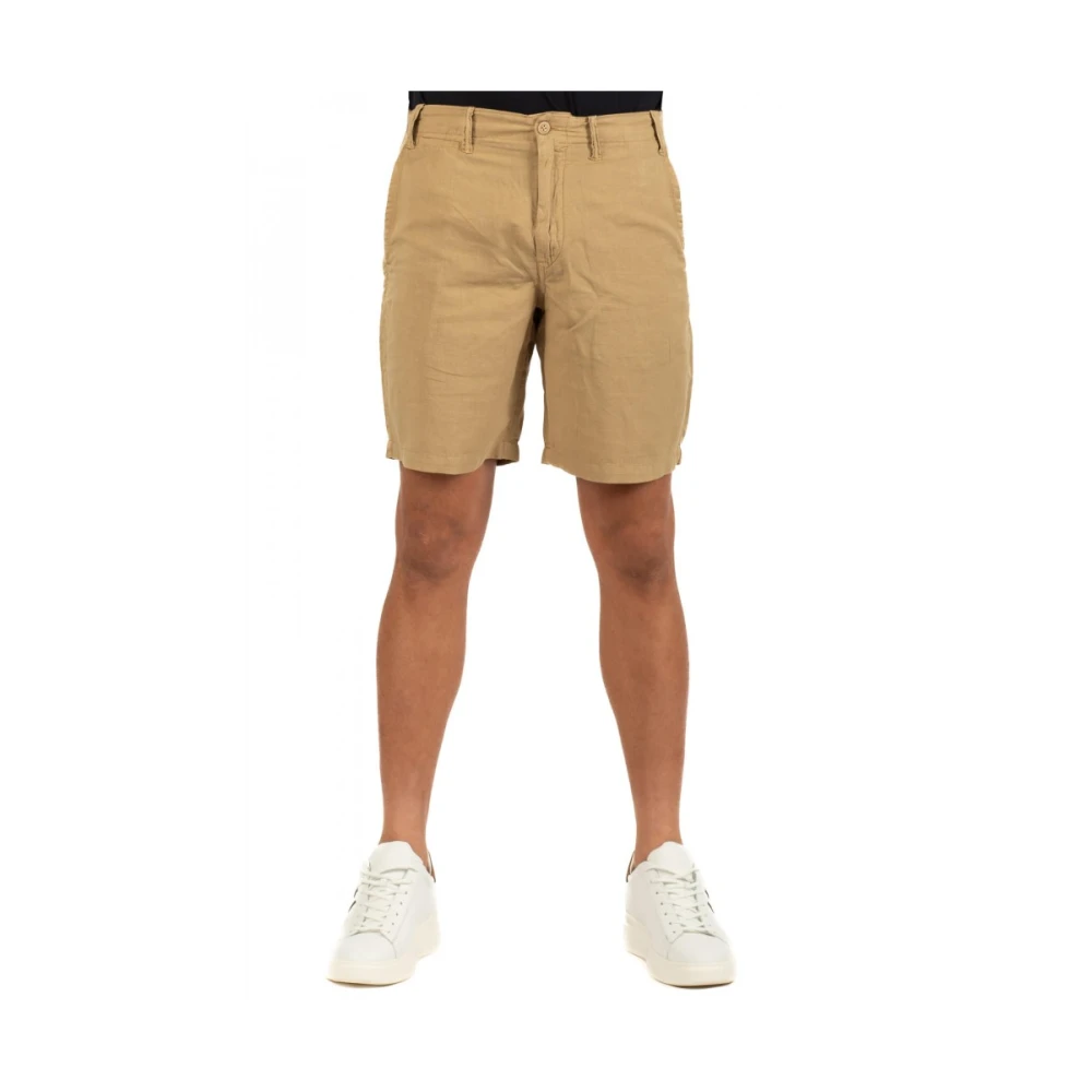 Ralph Lauren Beige Chino Flat Korte Broek Beige Heren