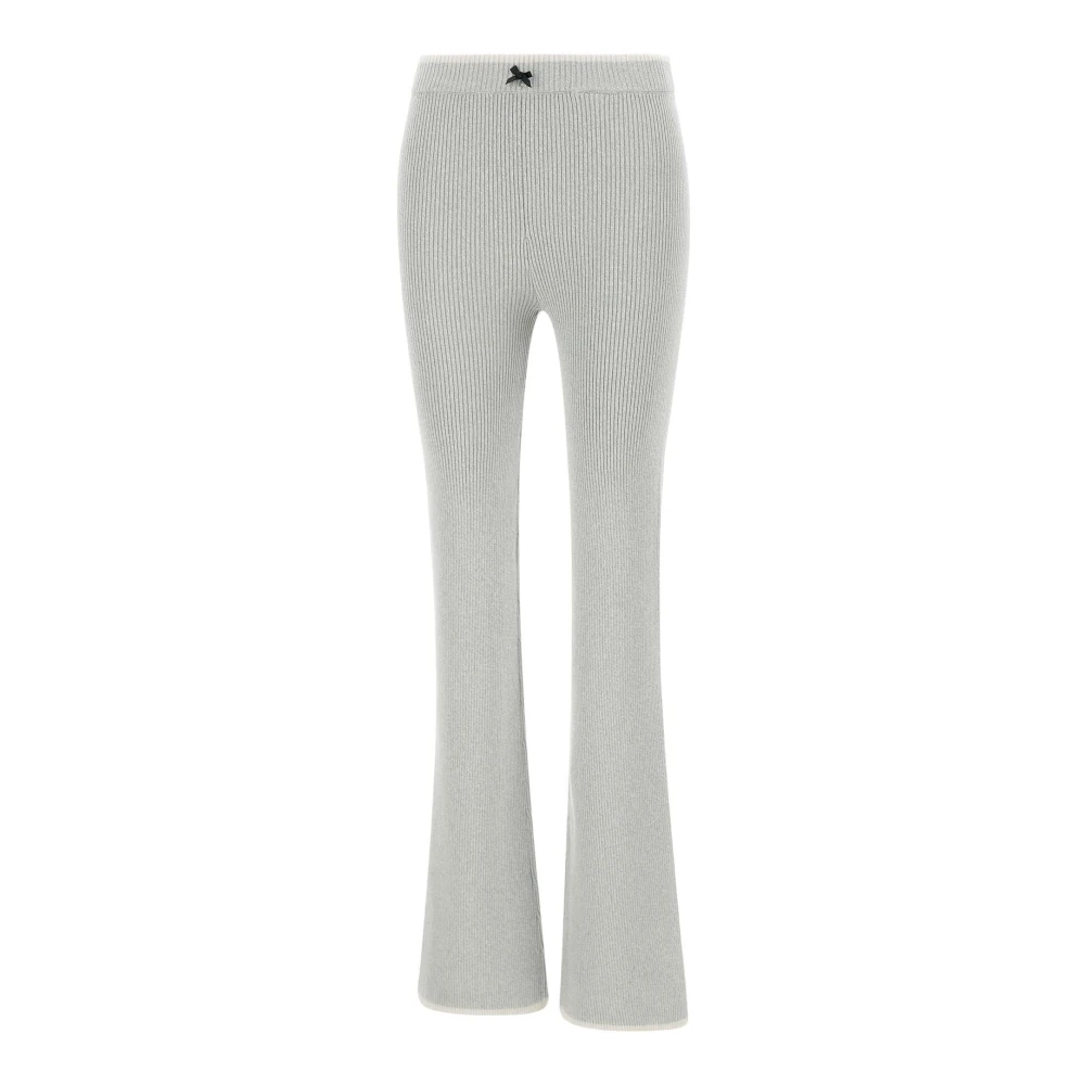 Rotate Birger Christensen Cotton Cashmere Joggingbroek Gray Dames