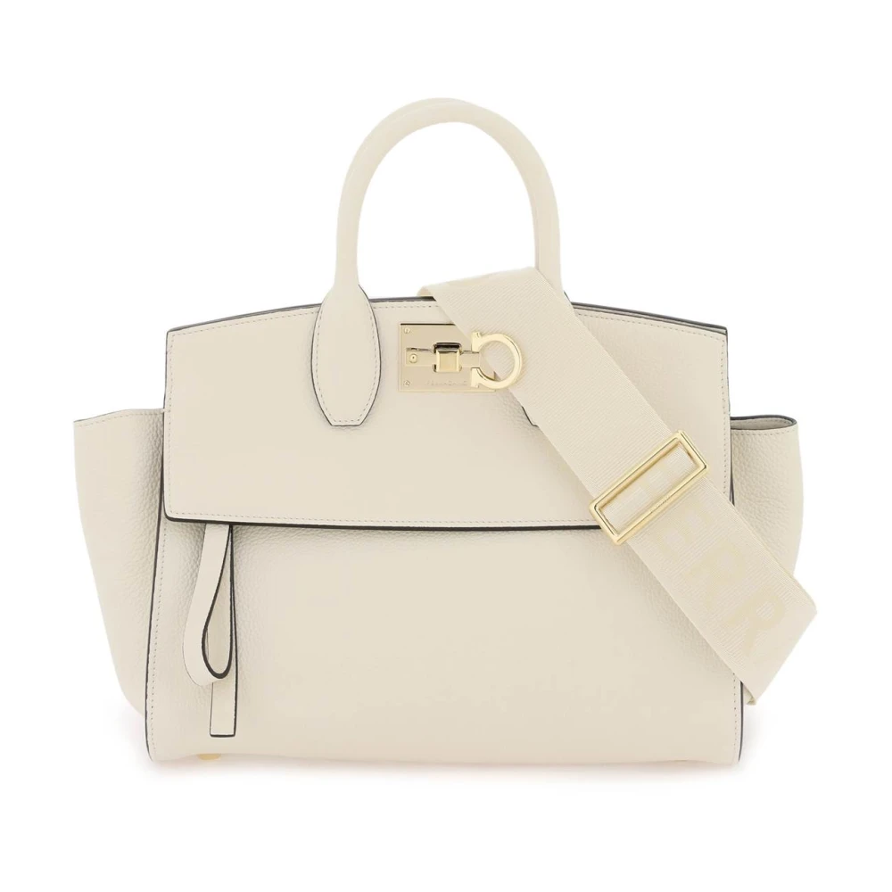 Salvatore Ferragamo Handbags White Dames