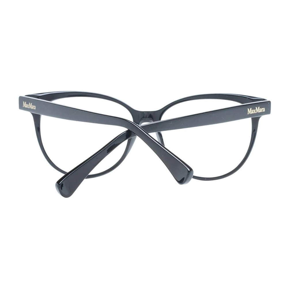 Max Mara Zwarte Cat Eye Optische Monturen Black Dames