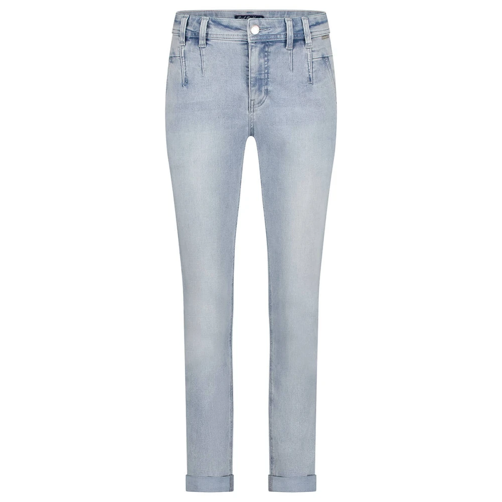 Red Button Gebleekte Denim Jeans Gray Dames