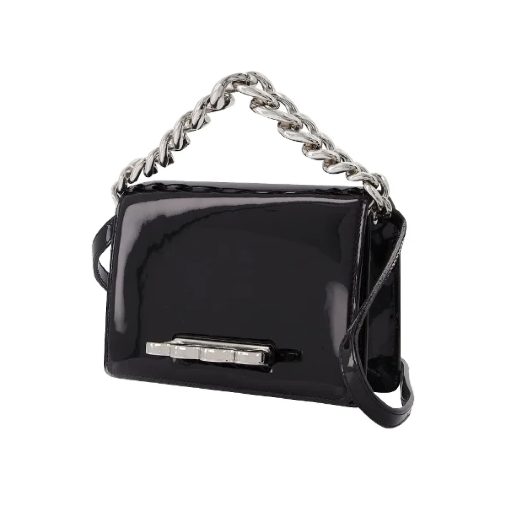alexander mcqueen Leather handbags Black Dames