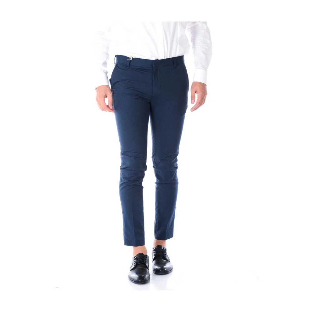 Daniele Alessandrini Blue Suit Trousers - Male - Suit Trousers - S - Trousers
