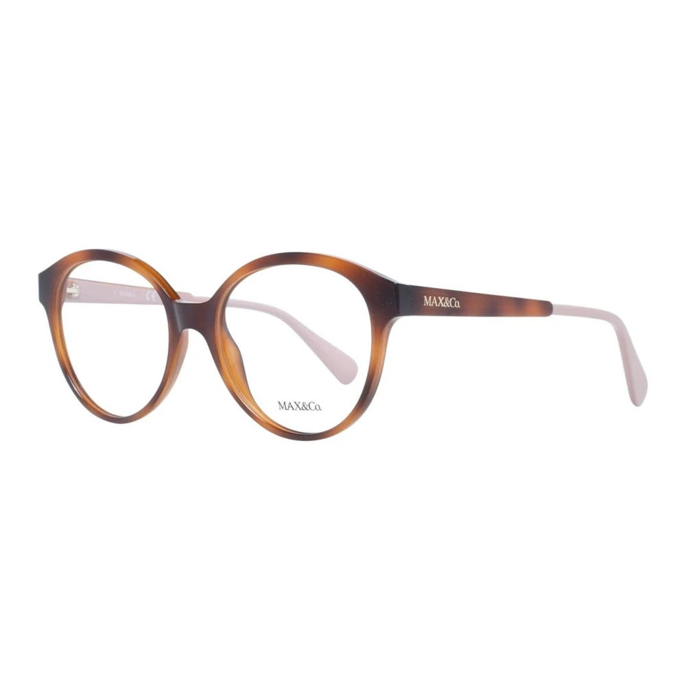 Max & Co Brown Glasses, Female, One Size, Round Optical Frames