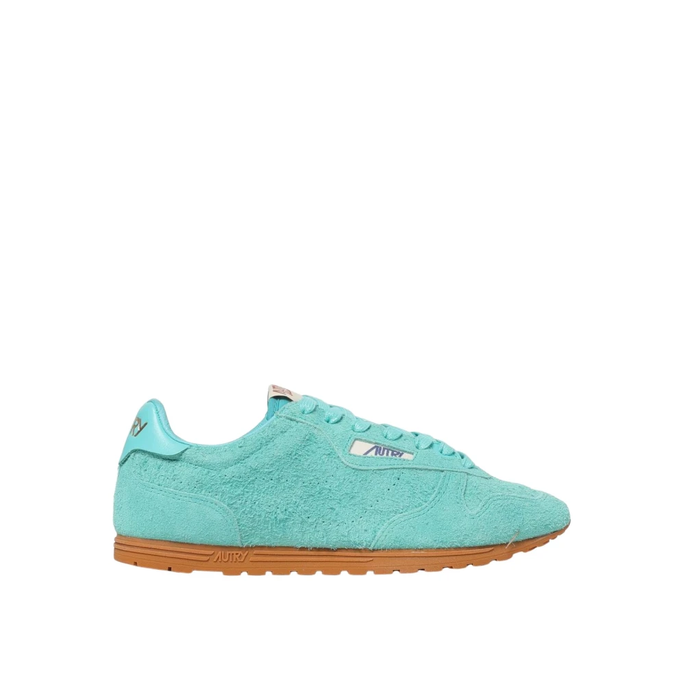 Autry Women's Blue Sneakers, 3 Uk, Medalist Low Sneaker