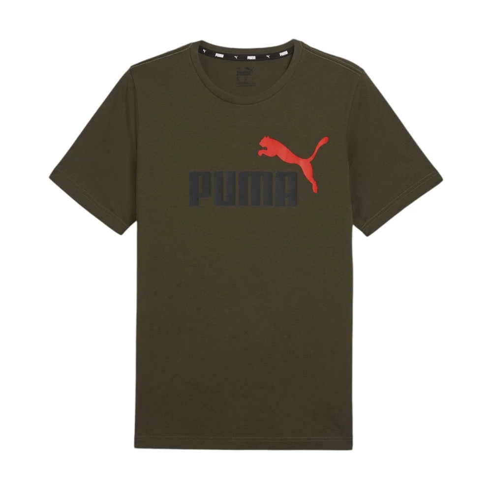 Puma Korte mouw T-shirt voor mannen Green Heren