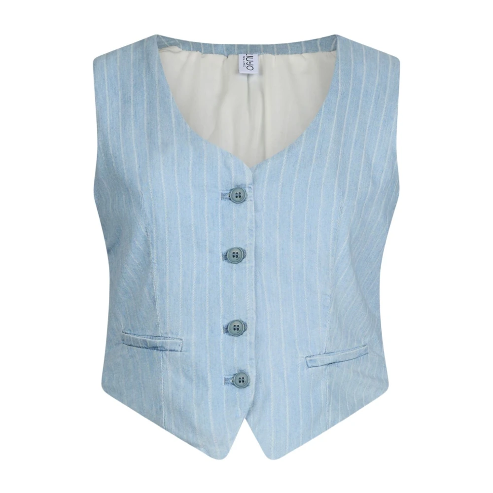 Liu Jo - Jackets > Vests - Blue - Liu Jo - Modalova
