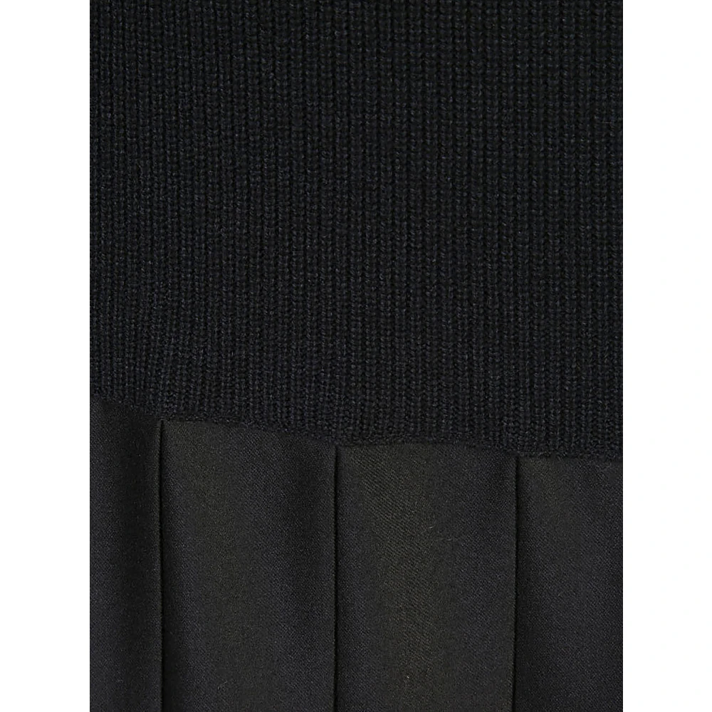 Fabiana Filippi Zwarte Jurk Aw24 Damesmode Black Dames