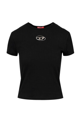 svart-bomull-crew-neck-t-shirt