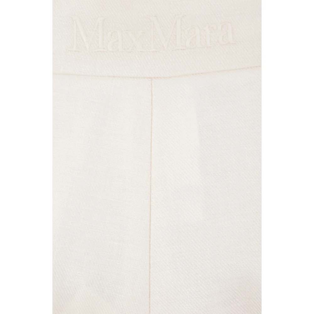 Max Mara Trousers White Dames