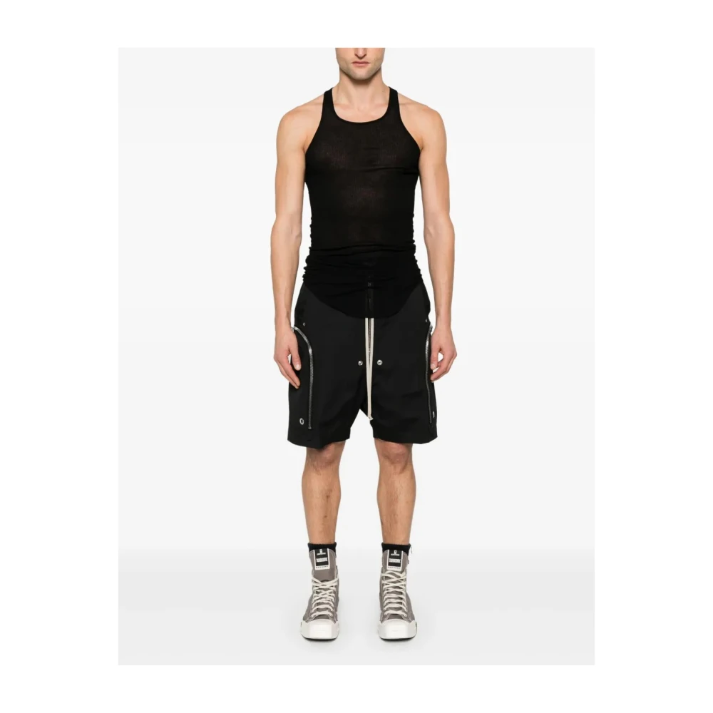 Rick Owens Basic Rib Tank 09 Black Heren