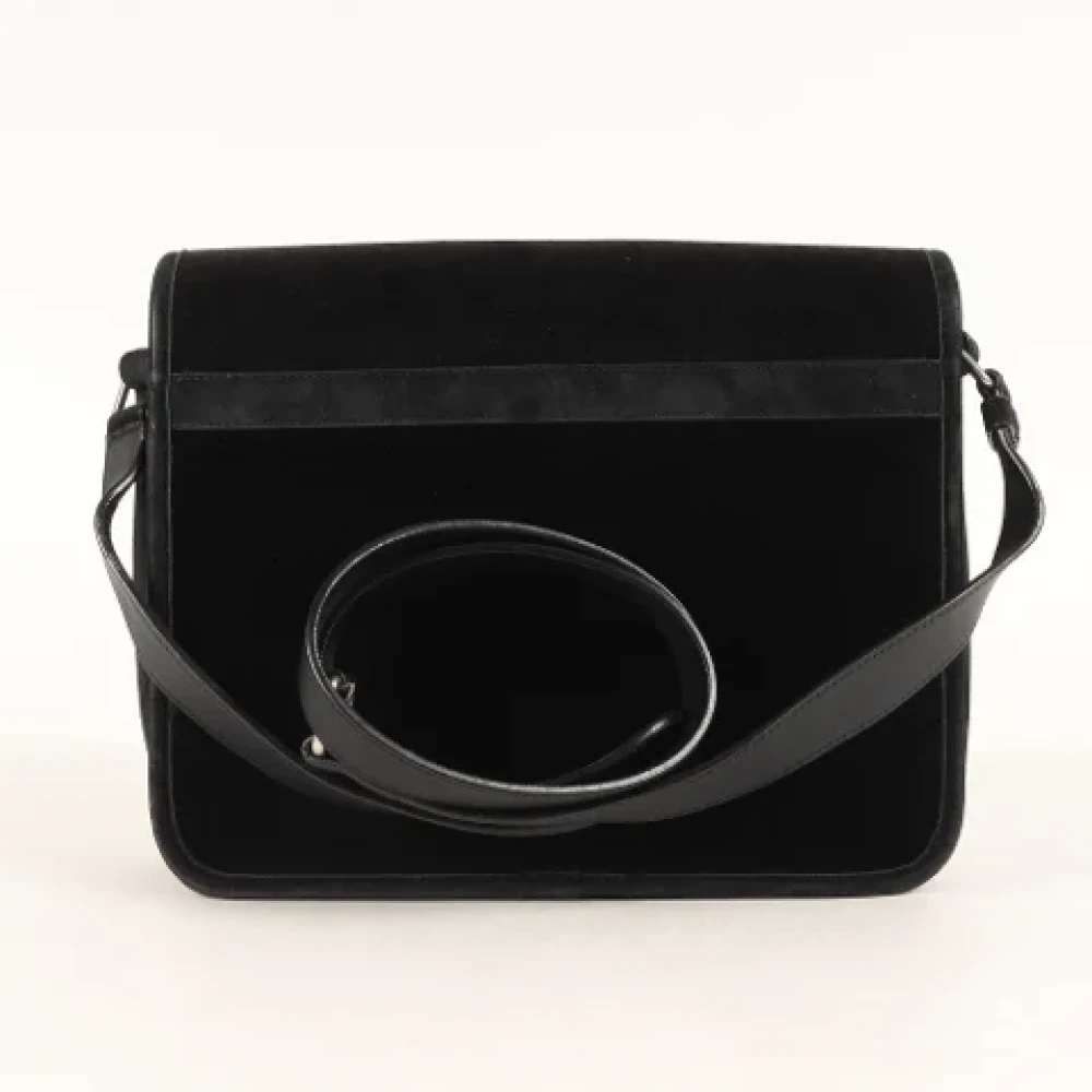 Yves Saint Laurent Vintage Pre-owned Fabric shoulder-bags Black Dames