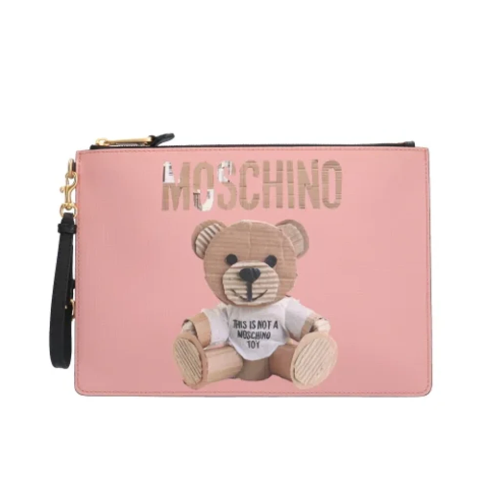 Moschino Pre-Owned Pre-owned Fabric clutches Pink Dames
