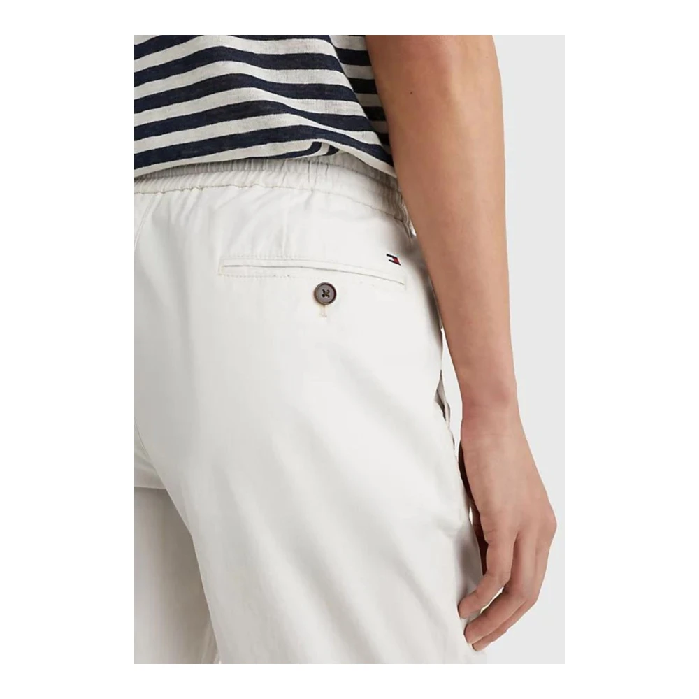 Tommy Hilfiger Heren Chelsea Poplin Papertouch Broek White Heren