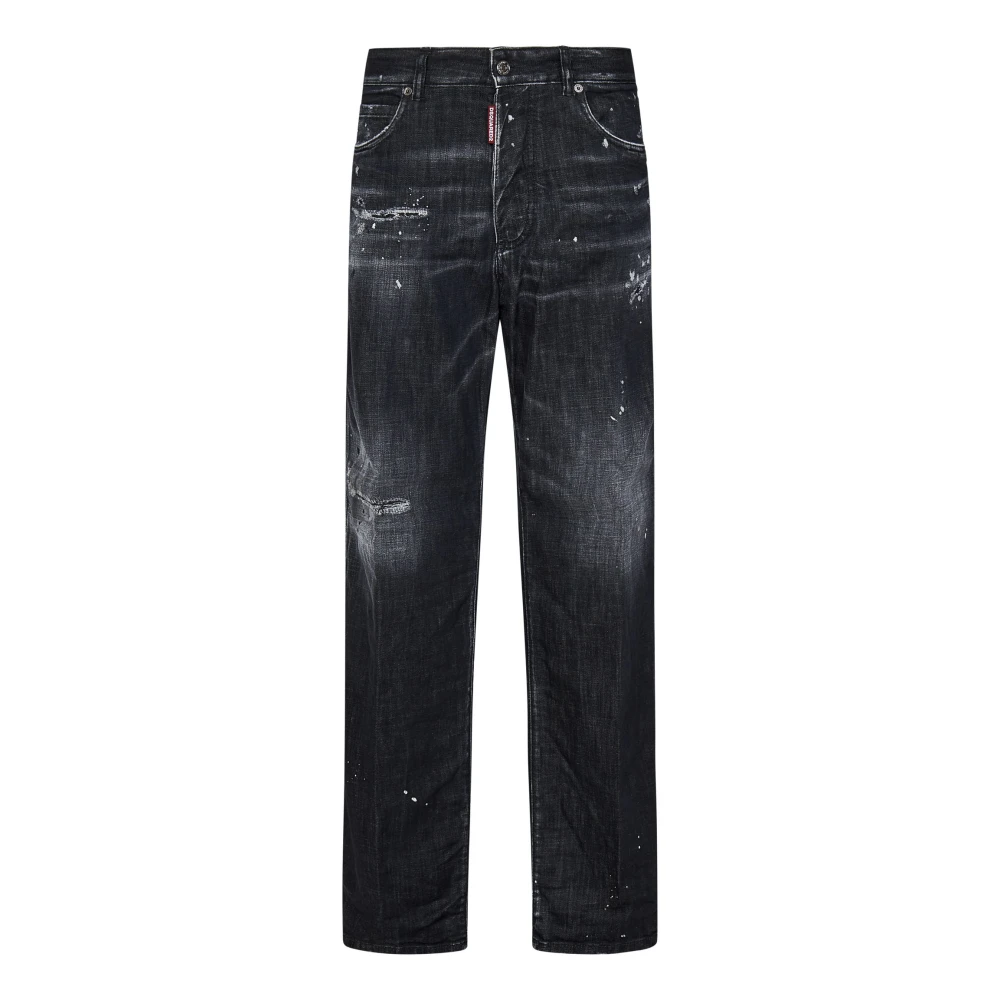 Dsquared2 Svarta Jeans med Logodetaljer Black, Dam