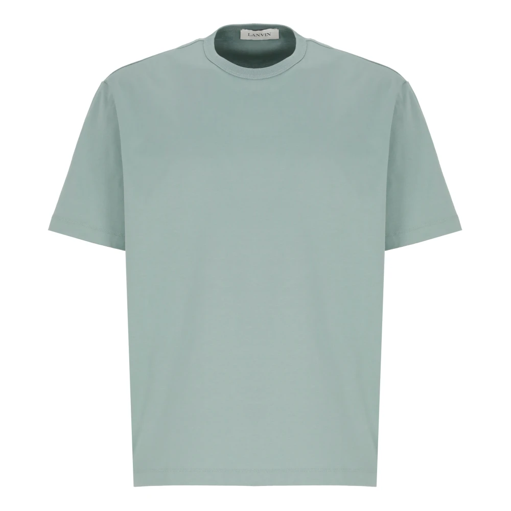 Lanvin Groene Katoenen T-shirt en Polo Green Heren