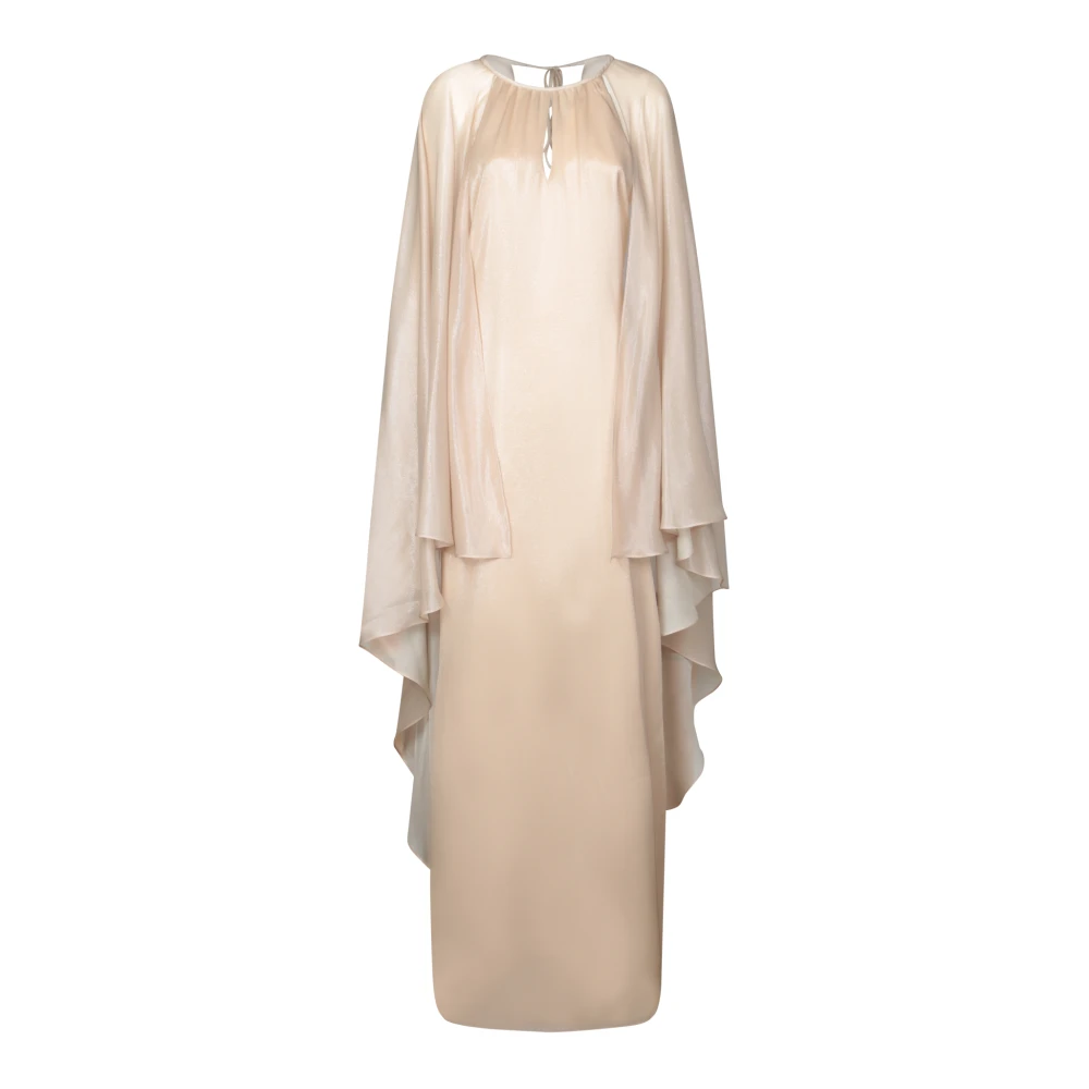 Tom Ford Glinsterende caftan jurk met strikdetail Beige Dames